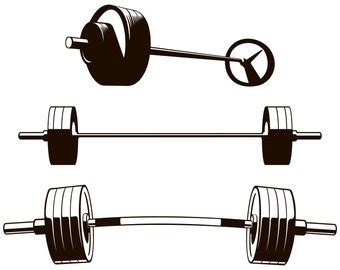 Barbell Silhouette at GetDrawings | Free download