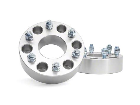 Rough Country Silverado 1500 2-Inch Wheel Spacers; Pair; Aluminum 1101 (99-22 Silverado 1500 ...