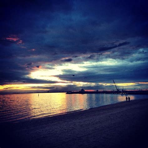 Sunset at St Kilda Beach. #homedelights #melbourne | St kilda ...