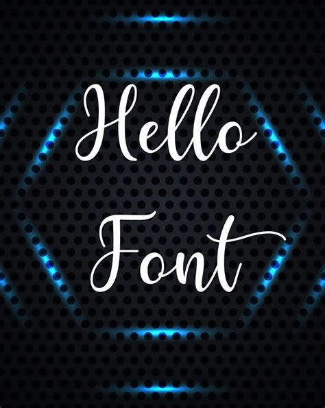 Hello Font Free Download