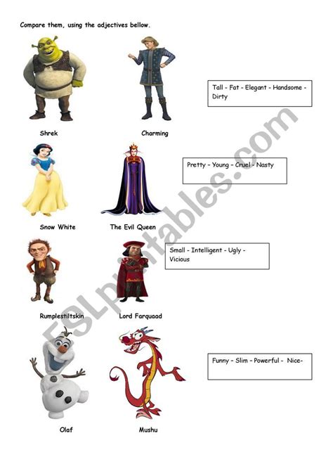 Fairy Tale Characters List