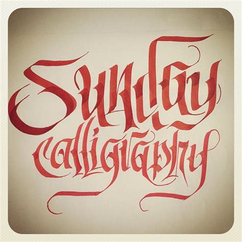 Calligraphy on Instagram_1 on Behance