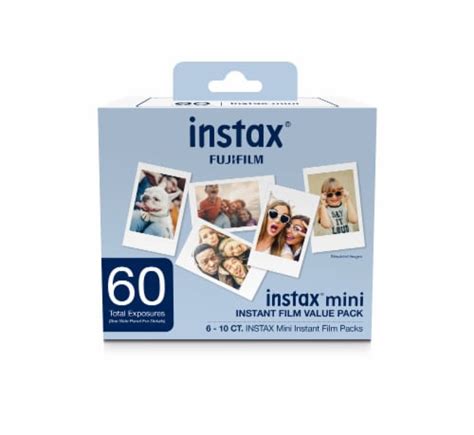 Fujifilm Instax Mini Instant Film Packs, 6 pk / 10 ct - Kroger