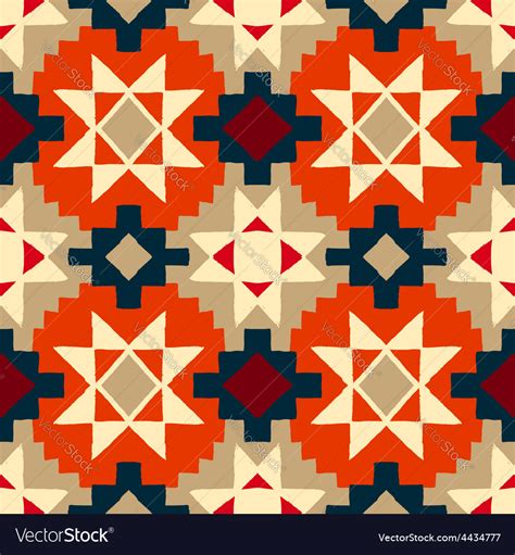 Native american geometric pattern Royalty Free Vector Image