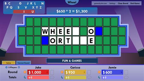 Free Wheel Of Fortune Powerpoint Template