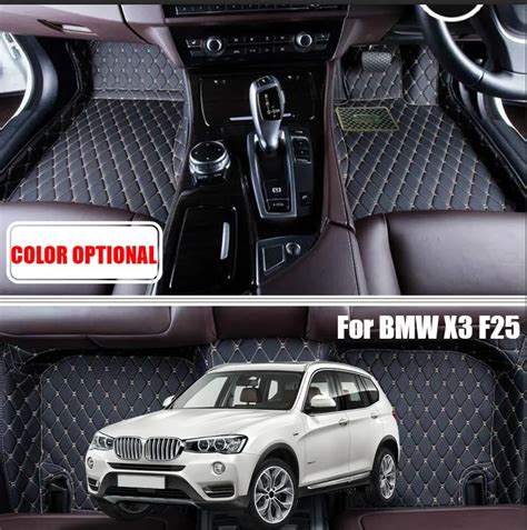 Custom Car floor mats carpet pad for BMW X1 F48 2016 / X3 E83 2006 2011/ X3 F25 2015 2016 Auto ...