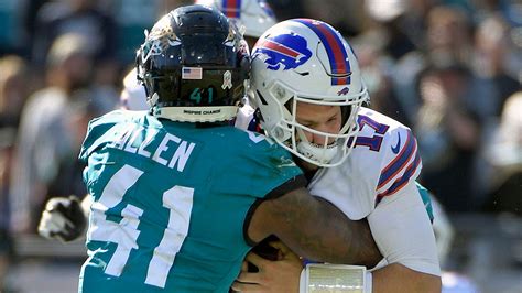 Josh Allen sacks, intercepts Josh Allen during Bills-Jaguars game | Fox ...