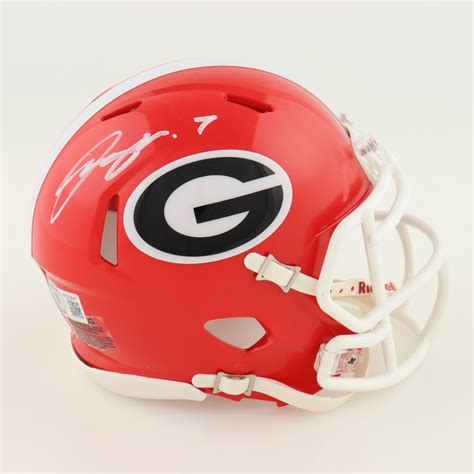 Quay Walker Signed Georgia Bulldogs Speed Mini Helmet (Beckett ...