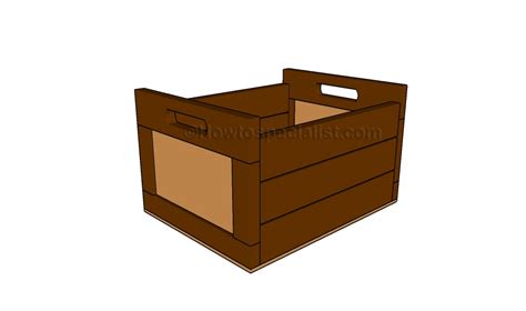 Wooden crate plans | HowToSpecialist - How to Build, Step by Step DIY Plans