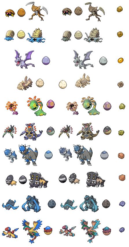 Pokemon Fossils by BrendanBass on DeviantArt