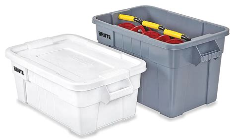 Brute® Totes in Stock - ULINE | Plastic box storage, Tote storage ...