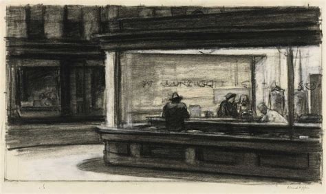 Edward Hopper's Creative Process: The Drawing & Careful Preparation Behind Nighthawks & Other ...