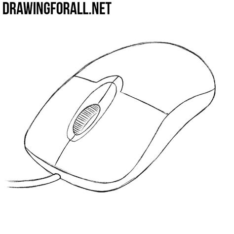 How to Draw a Computer Mouse