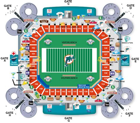 Dolphin Stadium Seating Chart