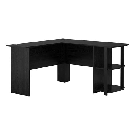 Ameriwood Home Quincy Black Oak L-Shaped Computer Desk-HD01817 - The Home Depot