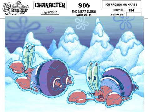 Image - Ice Frozen Mr. Krabs.png - Encyclopedia SpongeBobia - The ...