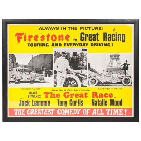 Great Race Film Poster "The Greatest Comedy of All Time" For Sale at ...