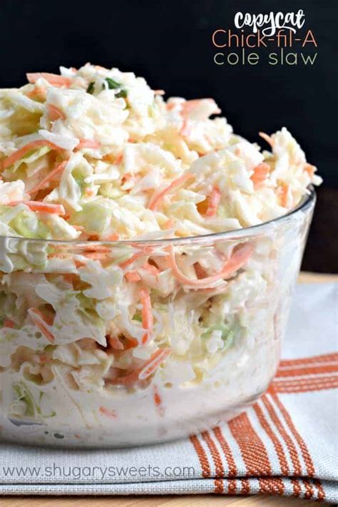 Copycat Chick-fil-A Cole Slaw Recipe - Shugary Sweets