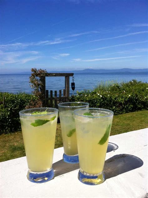 Qualicum Beach Margaritas: Fresh lime juice, tequila, Cointreau, poured ...