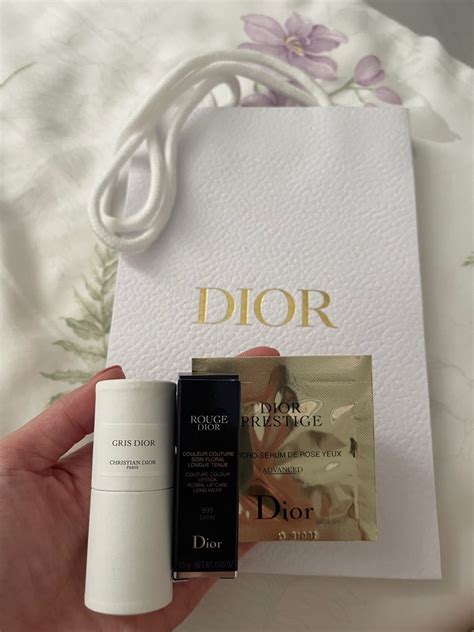 Brand New. Dior mini lipstick dan miniature perfume original on Carousell