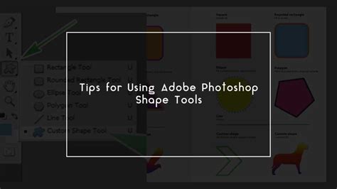 Tips for Using Adobe Photoshop Shape Tools - Sanjay Web Designer