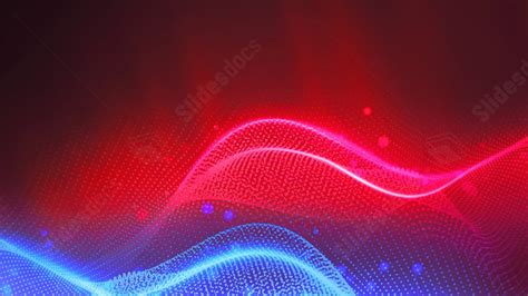 Light Effect Technology Business Blue Dark Red Powerpoint Background ...