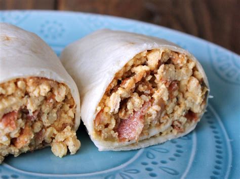 Bacon And Cheese Breakfast Burritos - Eat This Much