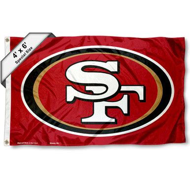 San Francisco 49ers 4x6 Flag - State Street Products