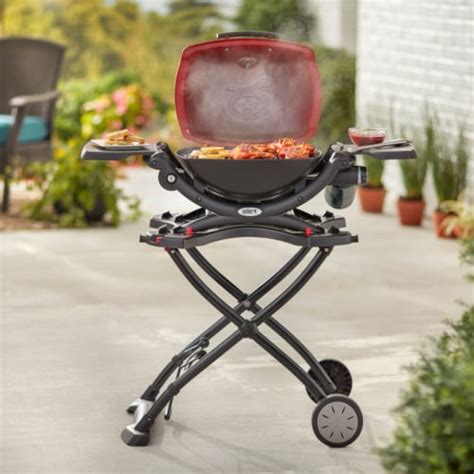 Weber® Q® 1200 Portable Gas Grill - Red, 1 ct - Fred Meyer