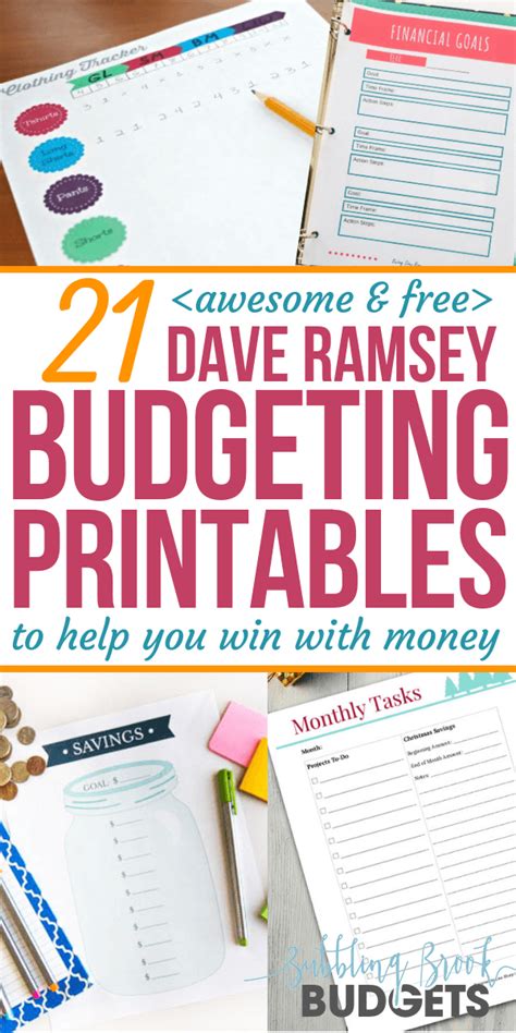 Free printable budget worksheet dave ramsey | Message