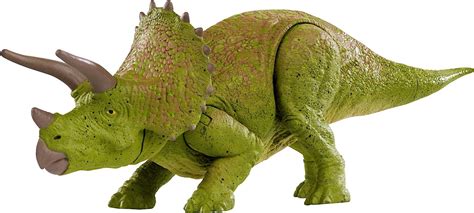 Amazon.com: JURASSIC WORLD BATTLE DAMAGE Triceratops : Toys & Games