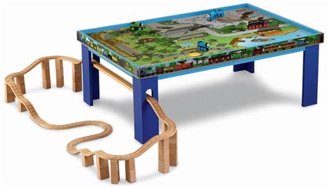 Genuine Thomas the train wooden railway train table, island of sodor ...