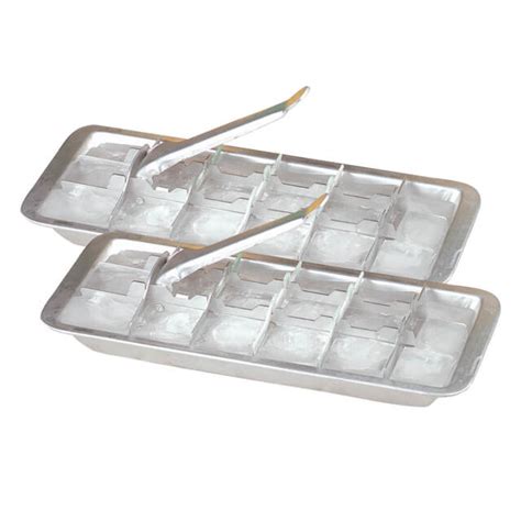 Vintage Metal Ice Cube Trays