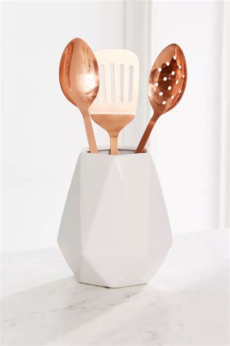 3-Piece Metallic Serving Utensil Set | Urban Outfitters