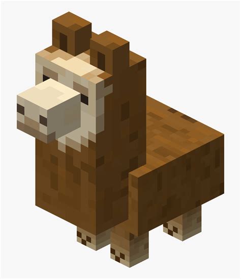 Baby Brown Llama In Minecraft, HD Png Download - kindpng