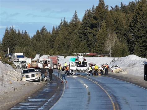 UPDATE: Highway 97 cleared after vehicle incident south of Prince George - Prince George Citizen