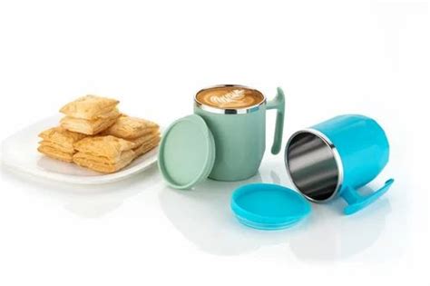 300ml Sky Blue Plastic Coffee Mug Set at Rs 100/set | Coffee Mug Set in Rajkot | ID: 2853350658112