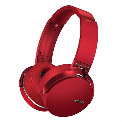 SONY MDR-XB950B1/R Red Wireless Extra BassTM Headphones - Walmart.com