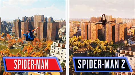 Spider-Man 2 vs Spider-Man Remastered PS5 Comparison Has Fans Questioning The Graphical Improvements