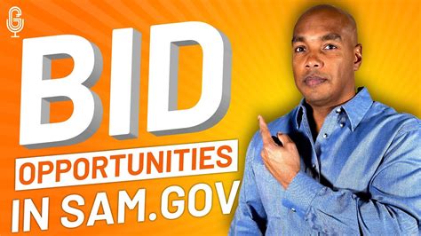 Bid Opportunities in SAM.gov (System for Award Management) - YouTube