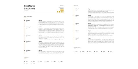 Harvard Academic Resume / CV Template | Figma