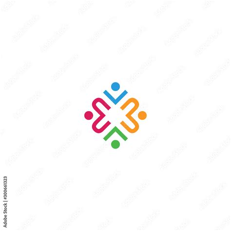 group logo vector image inspiration Stock Vector | Adobe Stock