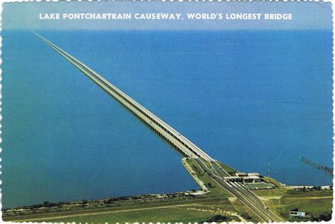 Lake Pontchartrain Causeway – New Orleans, Louisiana | Lake pontchartrain, Worlds longest bridge ...