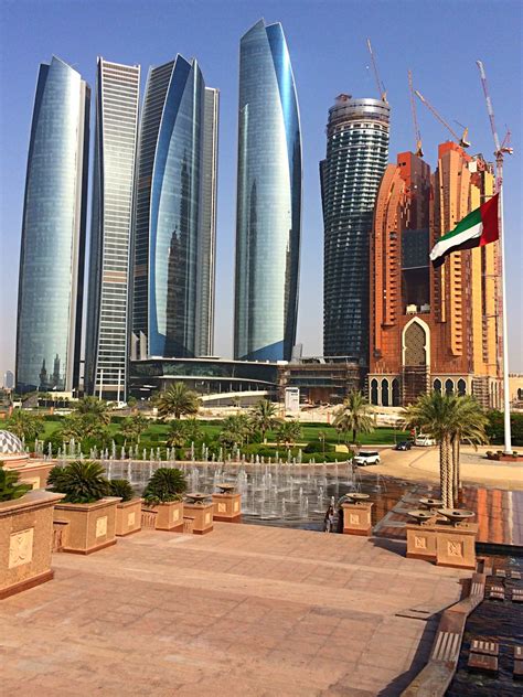 Abu Dhabi Skyscrapers | The view from Emirates Palace, Abu D… | Flickr