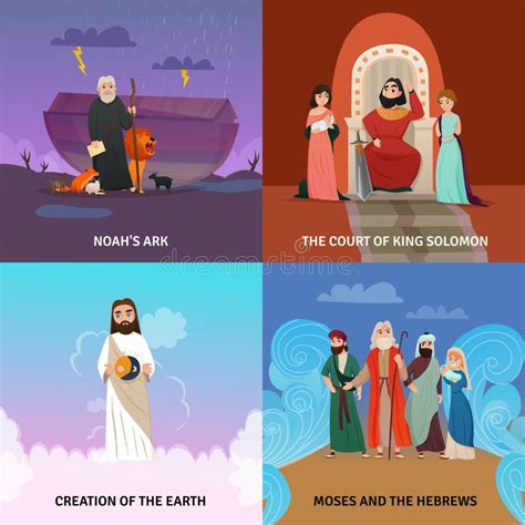 Bible Story Concept Icons Set Stock Vector - Illustration of concept, bible: 112282873