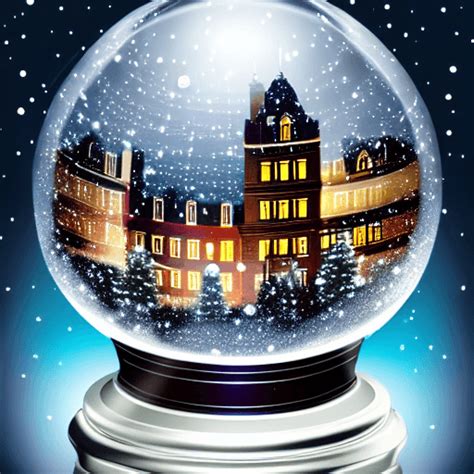 City Lights Snowglobe · Creative Fabrica