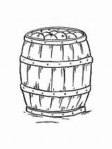 Barrel coloring Pages sketch template