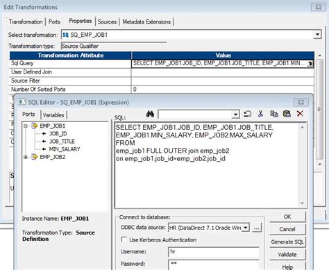 Joiner Transformation Overview - Explore Informatica