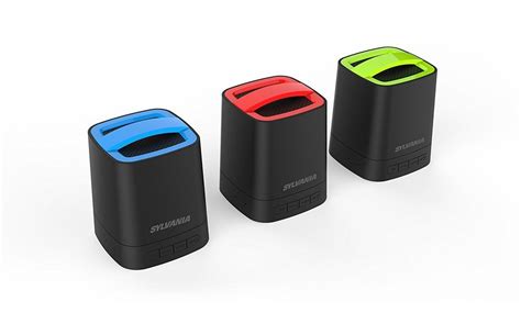 Sylvania Bluetooth Wireless Mini Speaker with Rechargeable Battery (Black) free image download