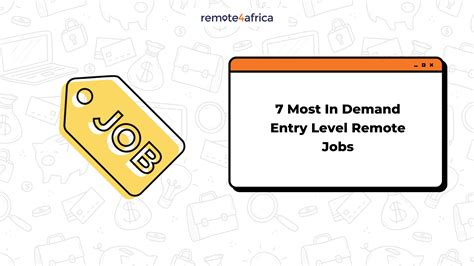 7 Most In Demand Entry Level Remote Jobs